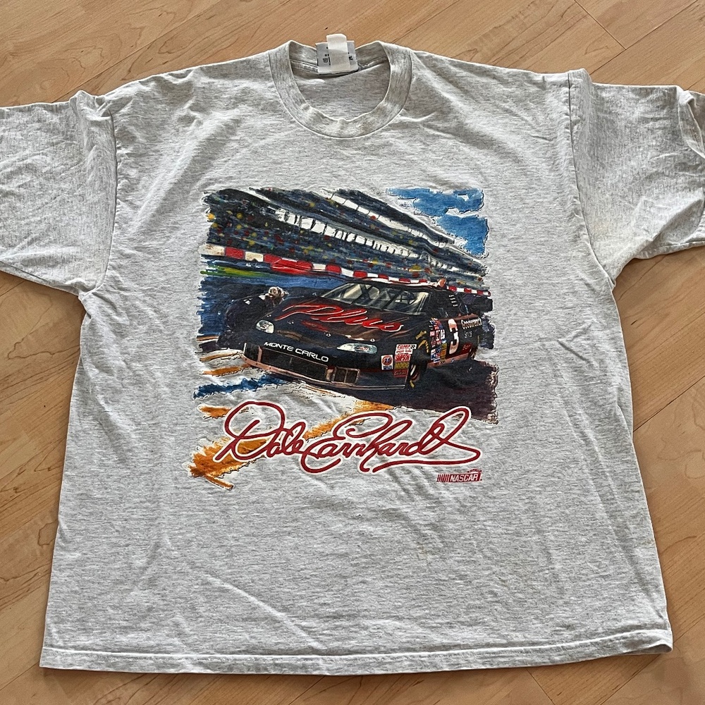 Vintage 90s Chase Authentics Dale Earnhardt Monte Carlo NASCAR Racing Tshirt XXL
